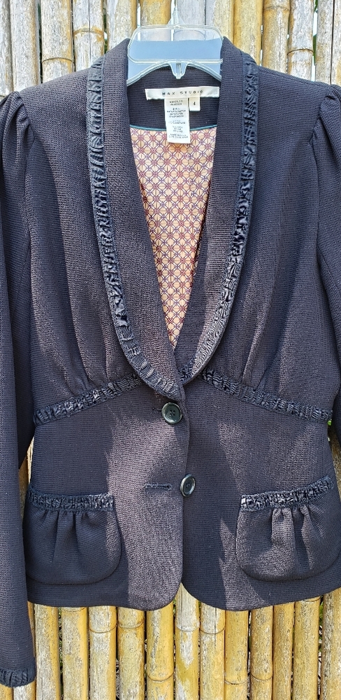 Max Studio Navy Blazer.